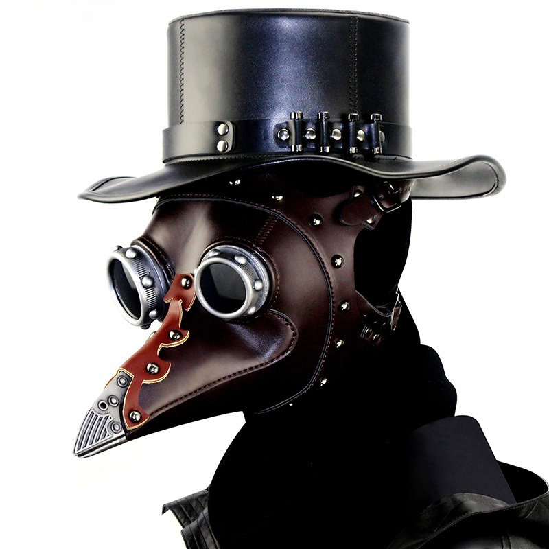 PU Leather Plague Doctor Mask  - Disposable Surgical Mask review and price