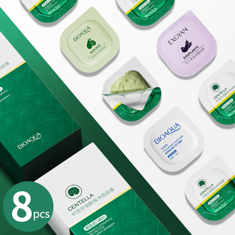 8pcs Centella Mud Mask Anti-Ac - Dust Mask Construction review and price