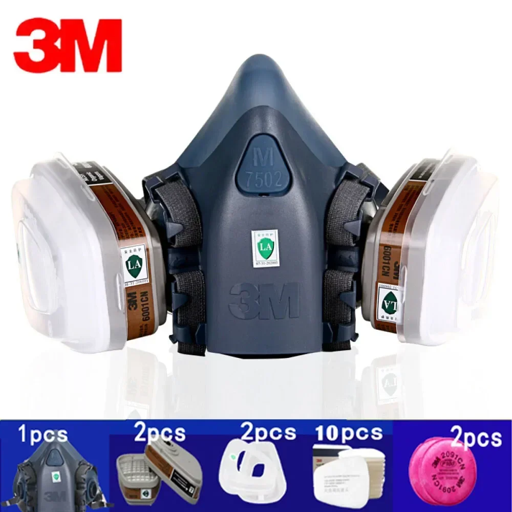3M 7502 Respirator Mask  Prote - Dust Mask Construction review and price
