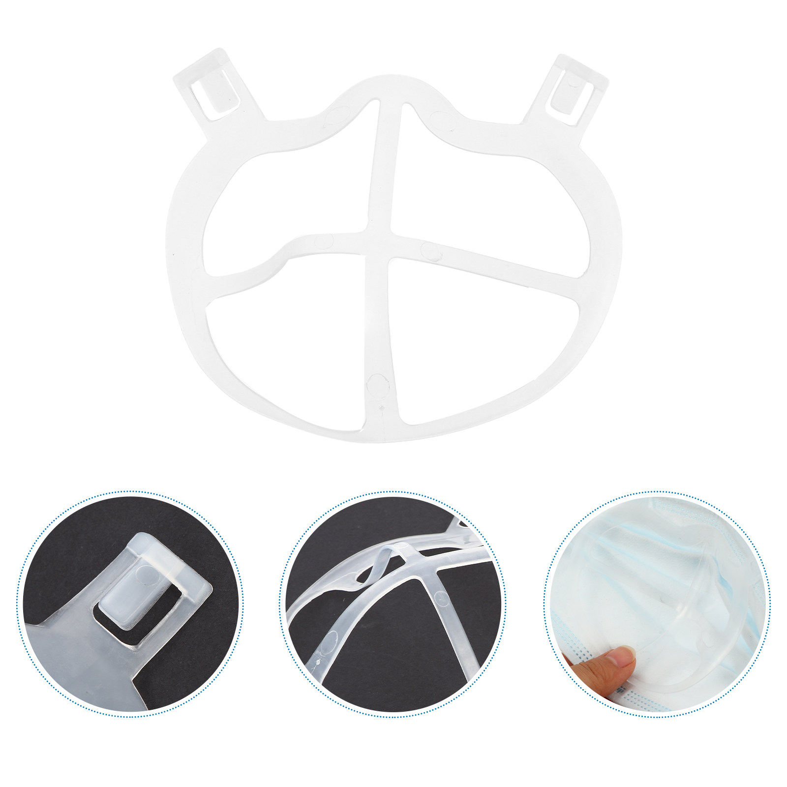 10Pcs Silicone Mask Holder Inn - Silicone Mask Bracket review and price