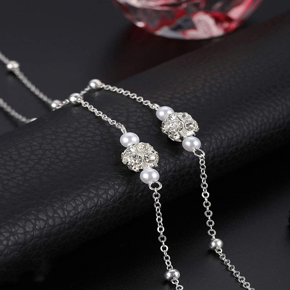 1Pcs Exquisite Pearl Embellish - Mask Chain Holder review and price