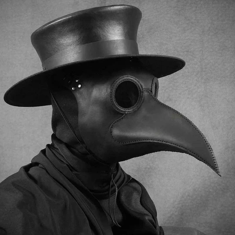 Halloween Black Rubber Plague  - Disposable Surgical Mask review and price